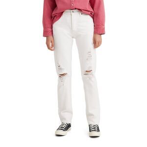 NEW Levi's 501CT Original Everything's Fine Tapered Cropped Distressed Jeans